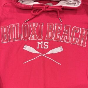 Surf Style Size M Pink Biloxi Beach Baja Pullover Surf Style Hoodie